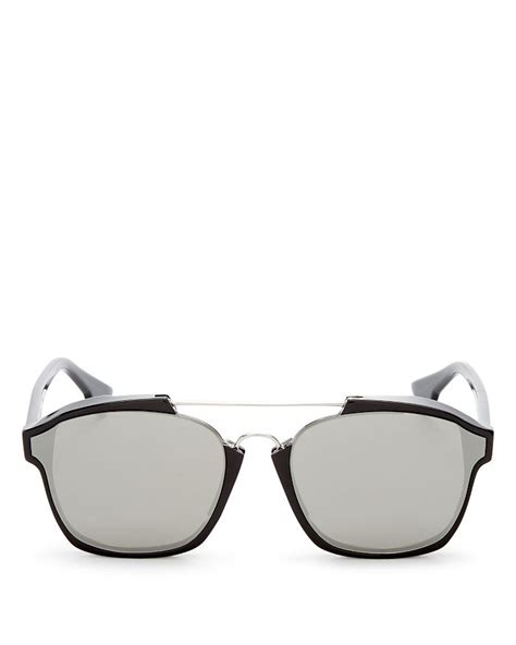 Dior Women's Abstract Square Mirrored Sunglasses, 